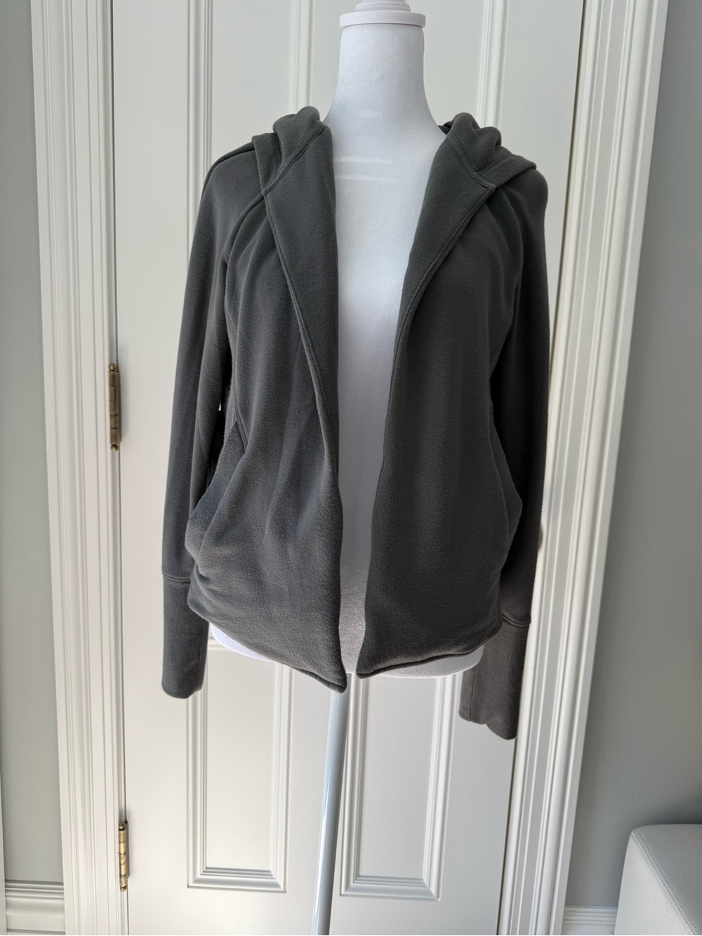 Athleta Gray/Green Hooded Jacket